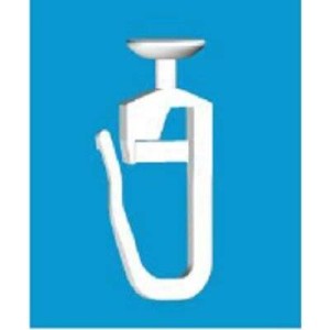 Кукички за пердета подходящи за ПВЦ и алуминиеви релси, височина 28мм. диаметър на главата 9мм. 100 бр. в пакет, код-106106