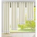 Завеса »Палермо« с коланче, деликатно пропускаща светлина, от груботъкана матова материя с халки-капси, 4 размера, Цвят Крем код-10000265-006