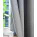 100% Блекаут завеса »München Dark« с Коланче, 3 размера, Пълно Затъмняване, десен „Рибена кост“ за Тръбен Корниз, Цвят Сив код-202410-006