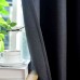 100% Блекаут завеса »München Dark« с Коланче, 3 размера, Пълно Затъмняване, десен „Рибена кост“ за Тръбен Корниз, Цвят Тъмно Сив код-202410-009