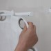 Комплект 2 бр. пердета 245х140 см. визия Лен „Seoul“ с коланчета, Цвят Син, полупрозрачни, осигуряващи уединение код- 2024110-2-005