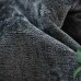Възглавница с пълнеж 45х45 см. от шенил „Нюрнберг“ със скрит цип– мека, издръжлива и елегантна, цвят Тъмно Сив код-202420K-006