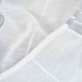 Готово перде визия на лен 245х140 см. „Франкфурт“ с коланче-немачкаемо на хоризонтални райета за тръбен корниз цвят Бял-Сив код-202460-001