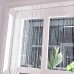 Блестящо Розово перде на ресни-конци Шанхай« с тунел за корниз, 230х100см. втъкана лурекс сребриста нишка код-20305-005