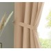 Комплект 2 броя готови завеси »Берлин« от микросатен цвят Пясъчен,полупрозрачна,матова.Размери 175х140/225х140/245х140.Код-20400N2-026